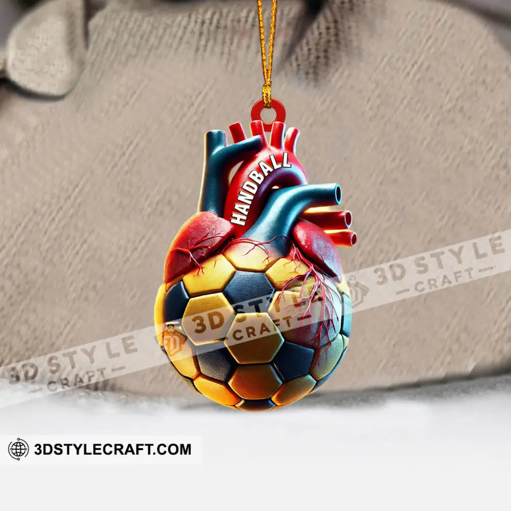 Ball Heart Home Decor Christmas Ornament Personalized