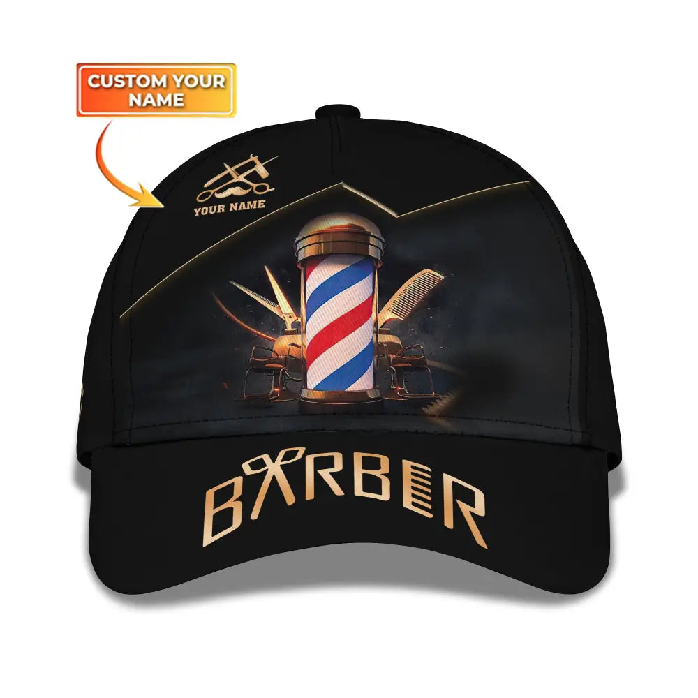 Barber Classic Cap Hairstylist Hat Unisex T-Shirt