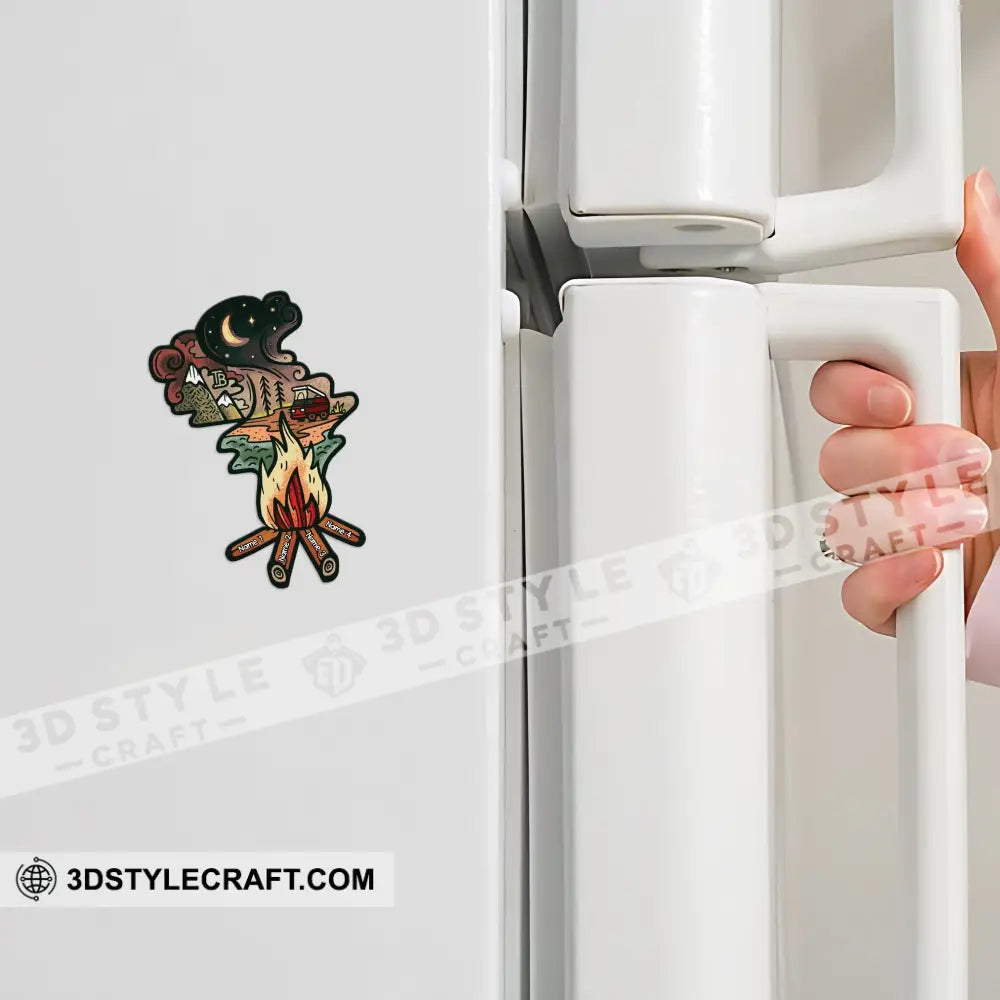 Camping Fridge Magnet - Personalized