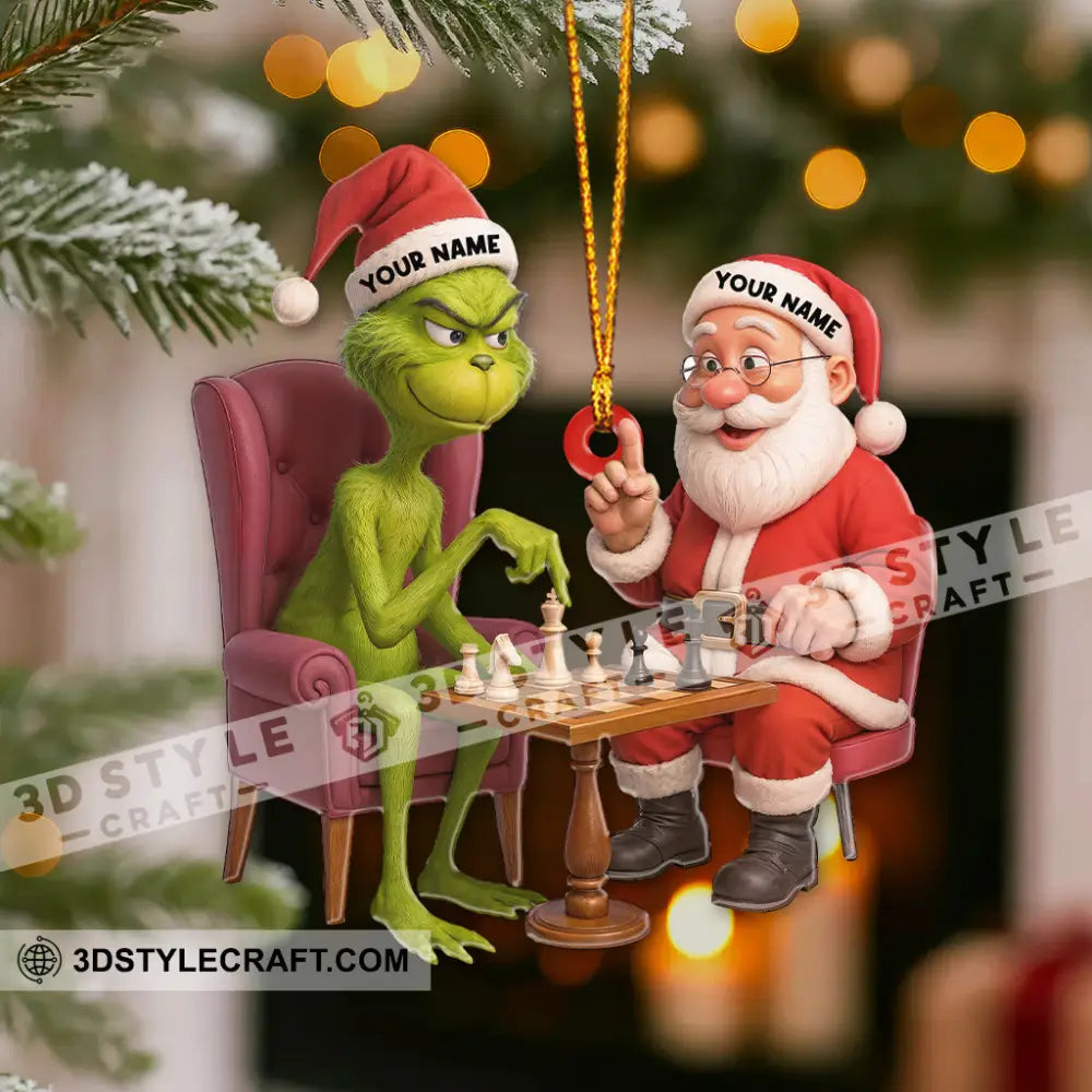 Chess Partner Home Decor Christmas Ornament Personalized Ornament Ornament