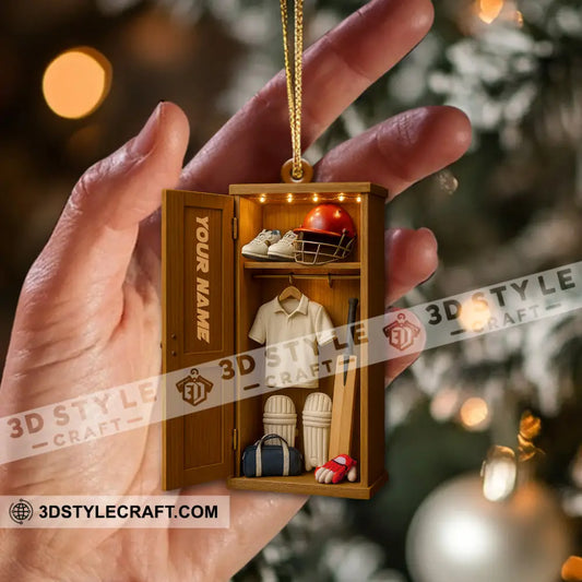 Christmas Cricket Players Home Decor Christmas Ornament Personalized Ornament Ornament