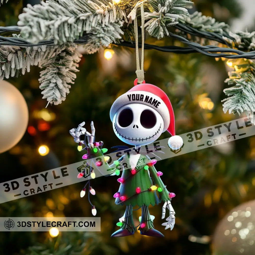 Christmas Ghost Home Decor Ornament Personalized