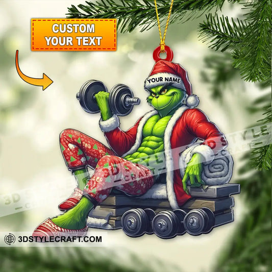 Christmas Gymer ELF Home Decor Christmas Ornament Personalized Ornament 3.54’’ / 1 Ornament Ornament