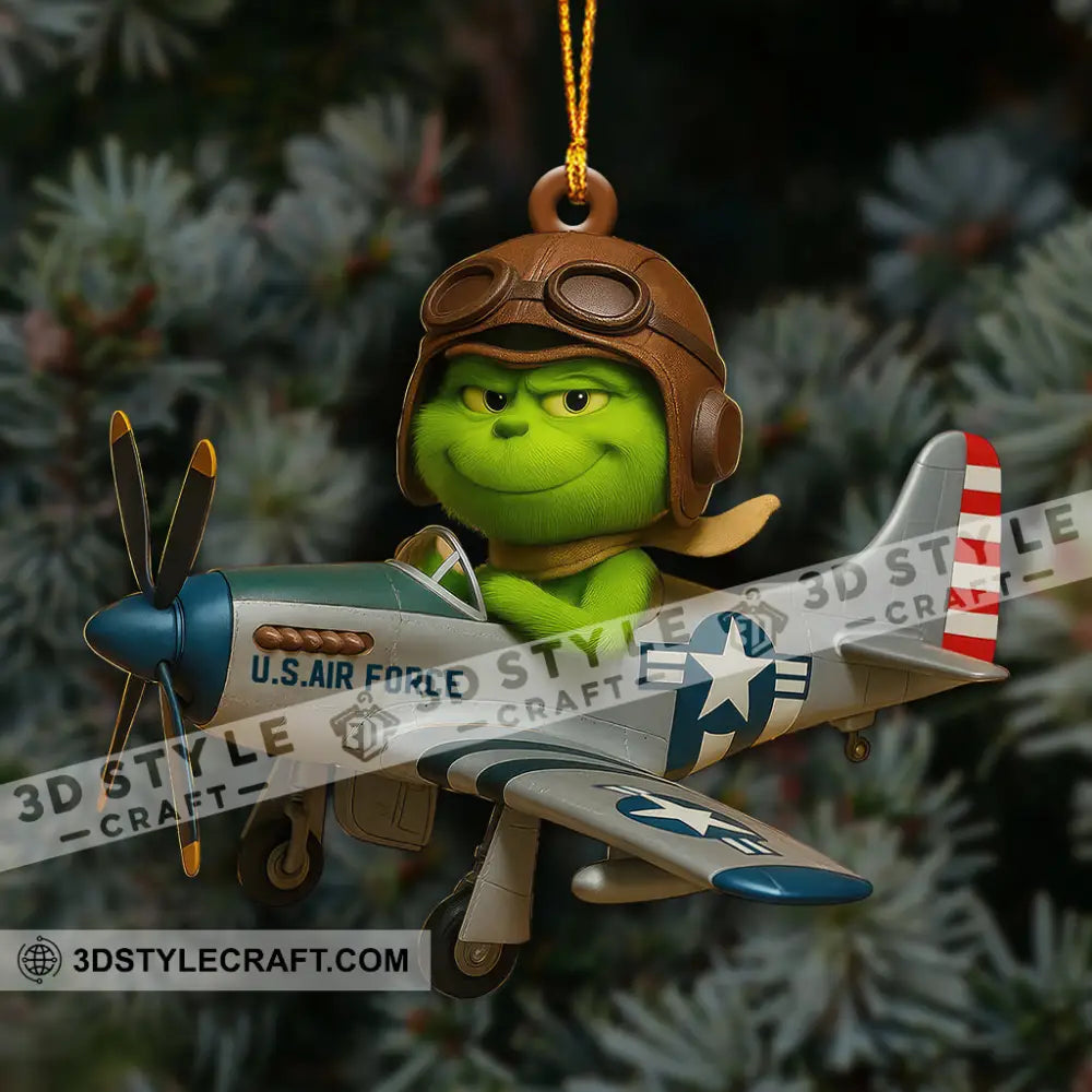 Christmas United States Air Force Home Decor Christmas Ornament Personalized Ornament Ornament