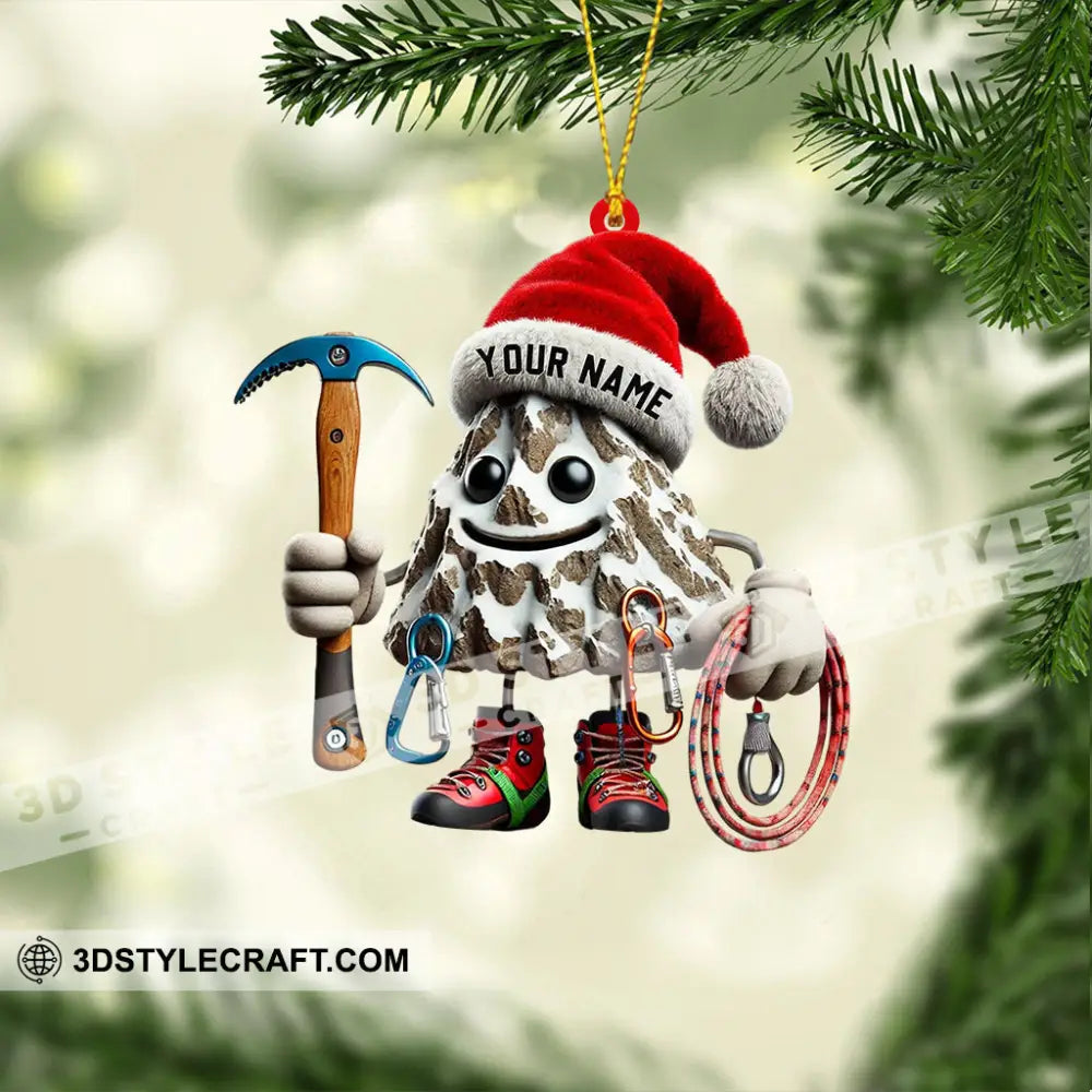 Climbing Home Decor Christmas Ornament Personalized
