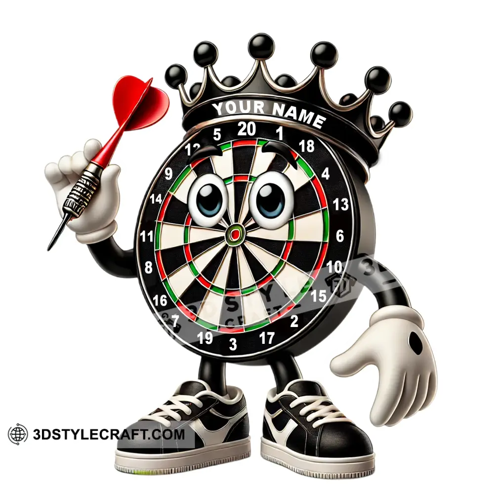 Custom Name Dart Sticker Gift For Lover 50 Pcs