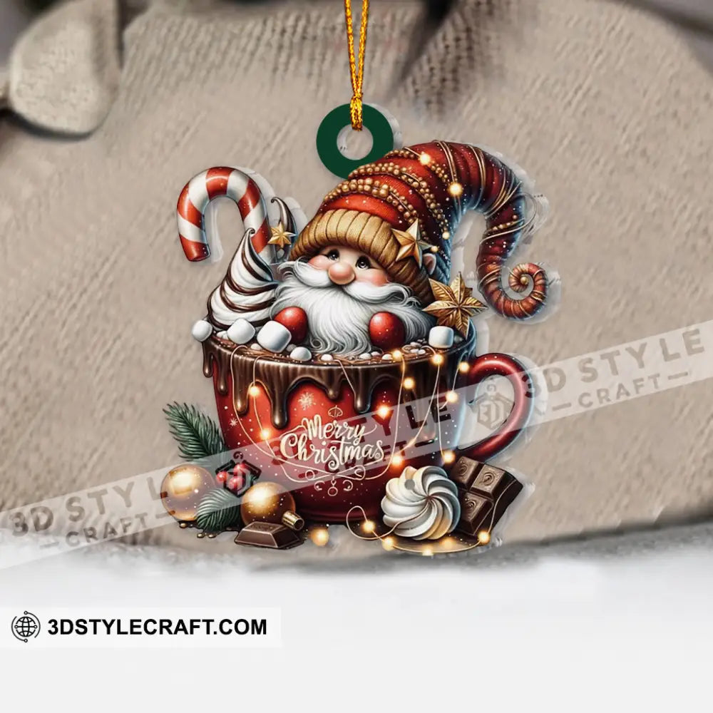 Custom Name Santa Ornament Home Decor Christmas Gift