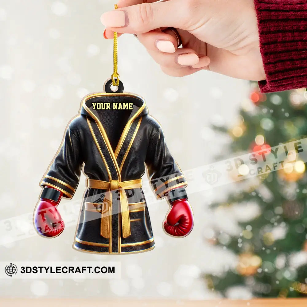 Custom Ornament Boxing Robe Christmas Decor