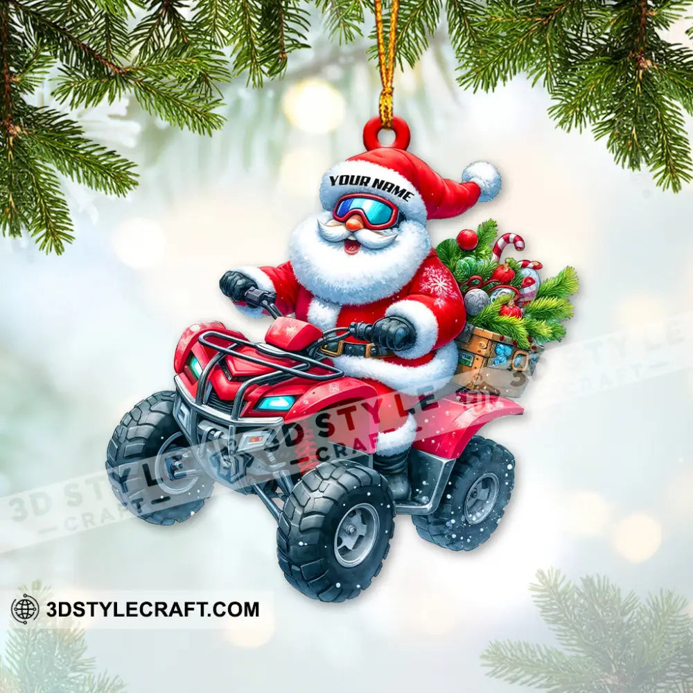 Driver Santa Home Decor Christmas Ornament Personalized Ornament Ornament