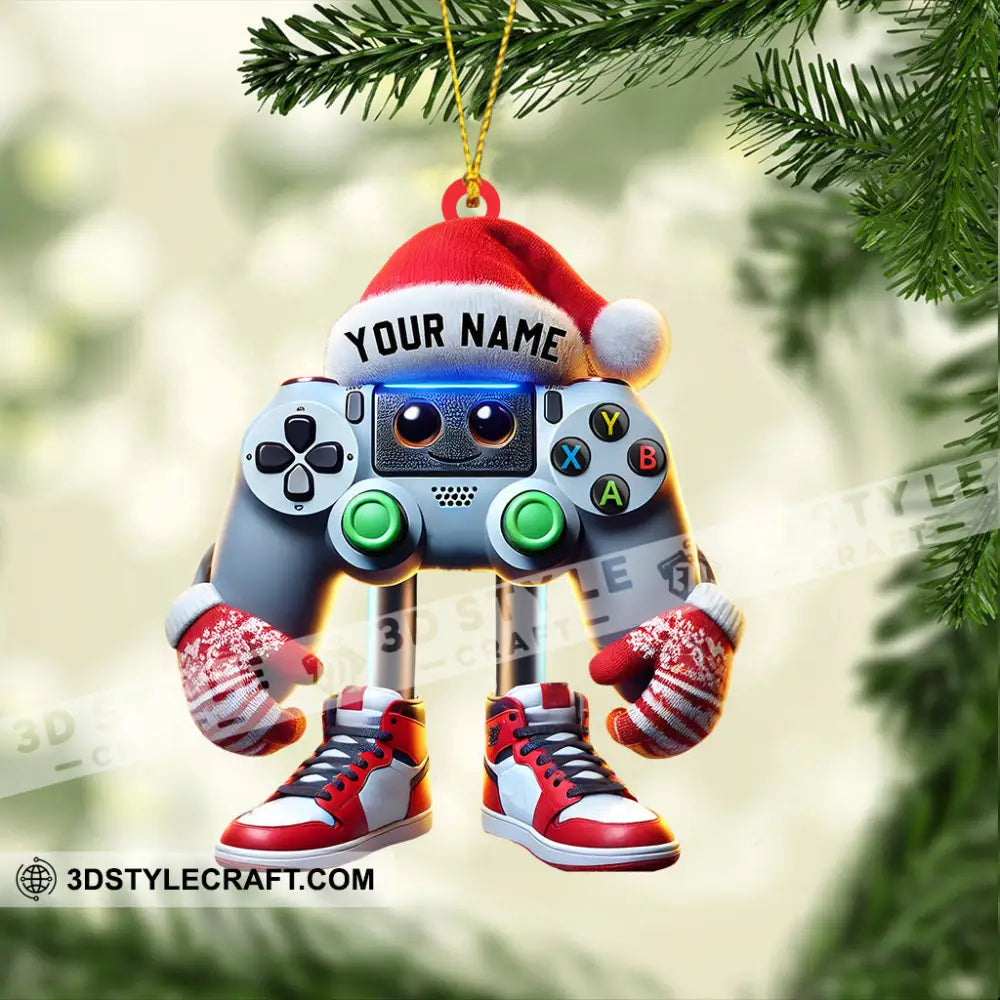 Game Lover Decor Christmas Ornament Personalized