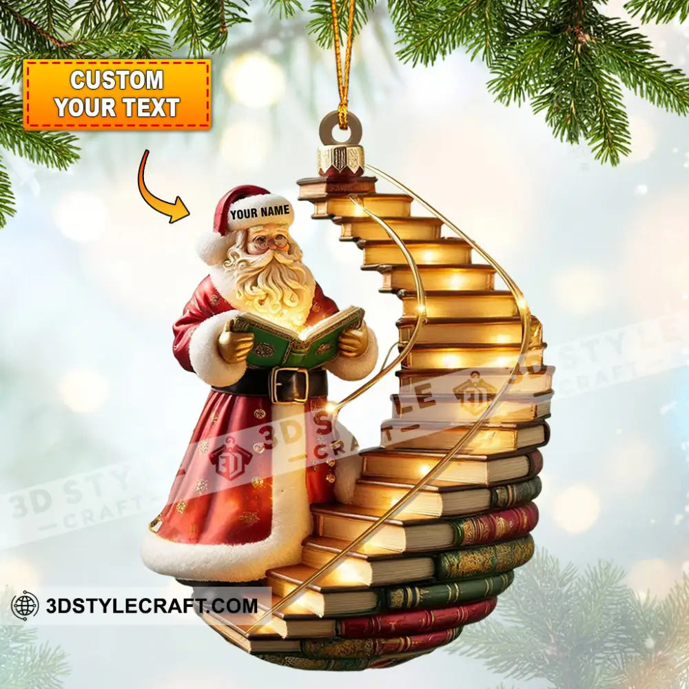 God Santa Christmas Ornament Personalized 3.54’’ / 1