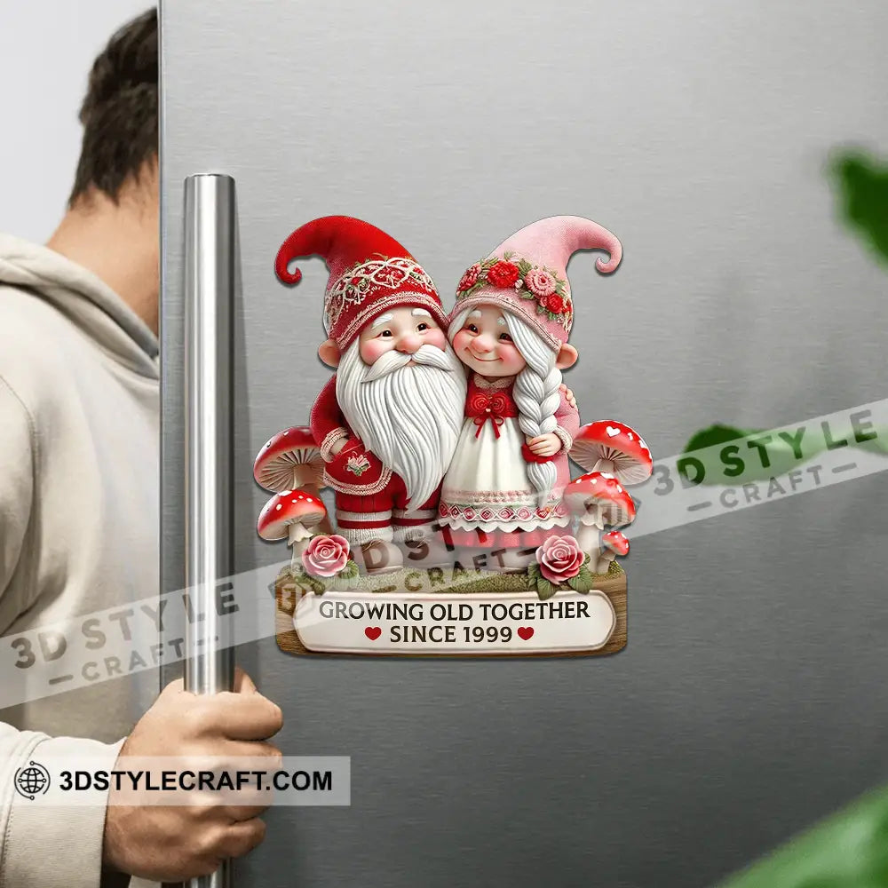 Growing Old Together Fridge Magnet - Personalized