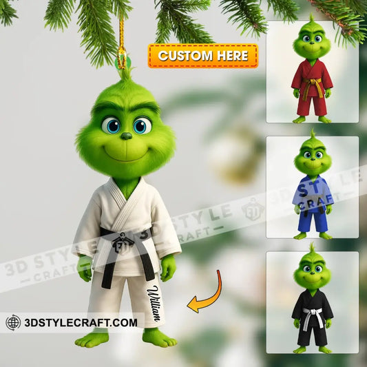 Judo Christmas Home Decor Christmas Ornament Personalized Ornament 3.54’’ / 1 Ornament Ornament