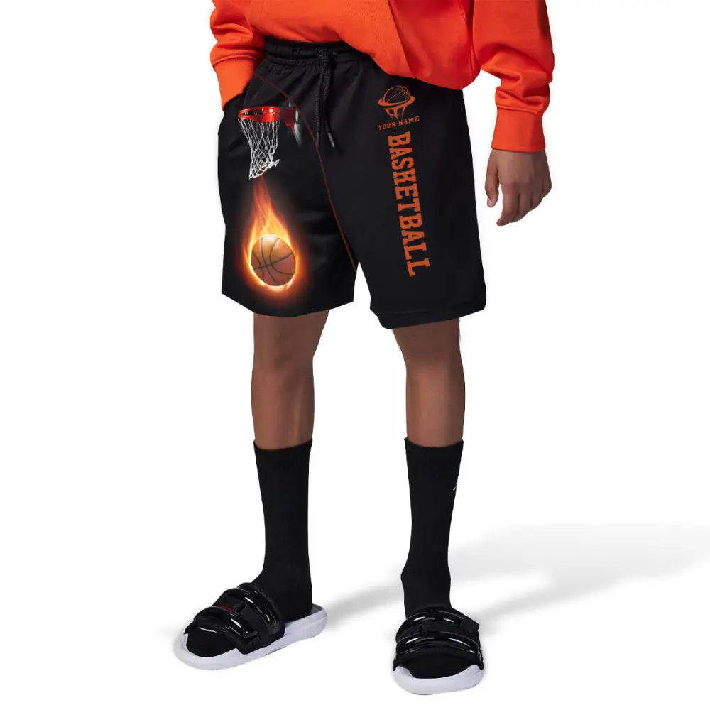 Kids Clothing Custom Name Basketball Tank And Shorts Toddler Top & Matching T-Shirt