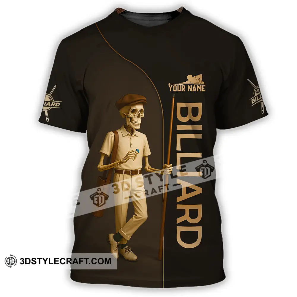 Men Shirt - Custom Billiards Shirt T-Shirt / S T-shirt