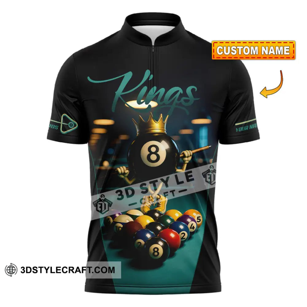 Men Shirt - Custom Kings Of Billiards Shirt T-shirt