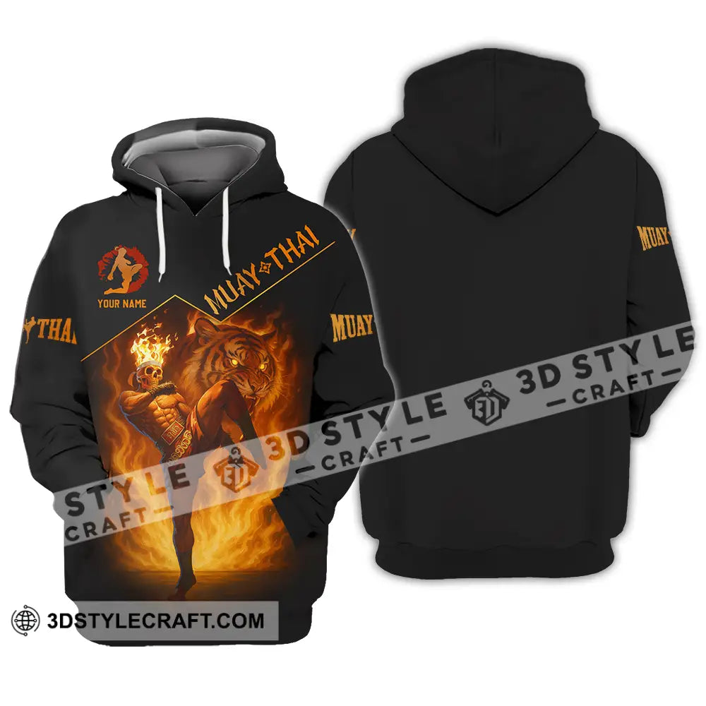 Men Shirt - Custom Let’s Fight Fire Muay Thai Sport Shirt Hoodie / S T-shirt