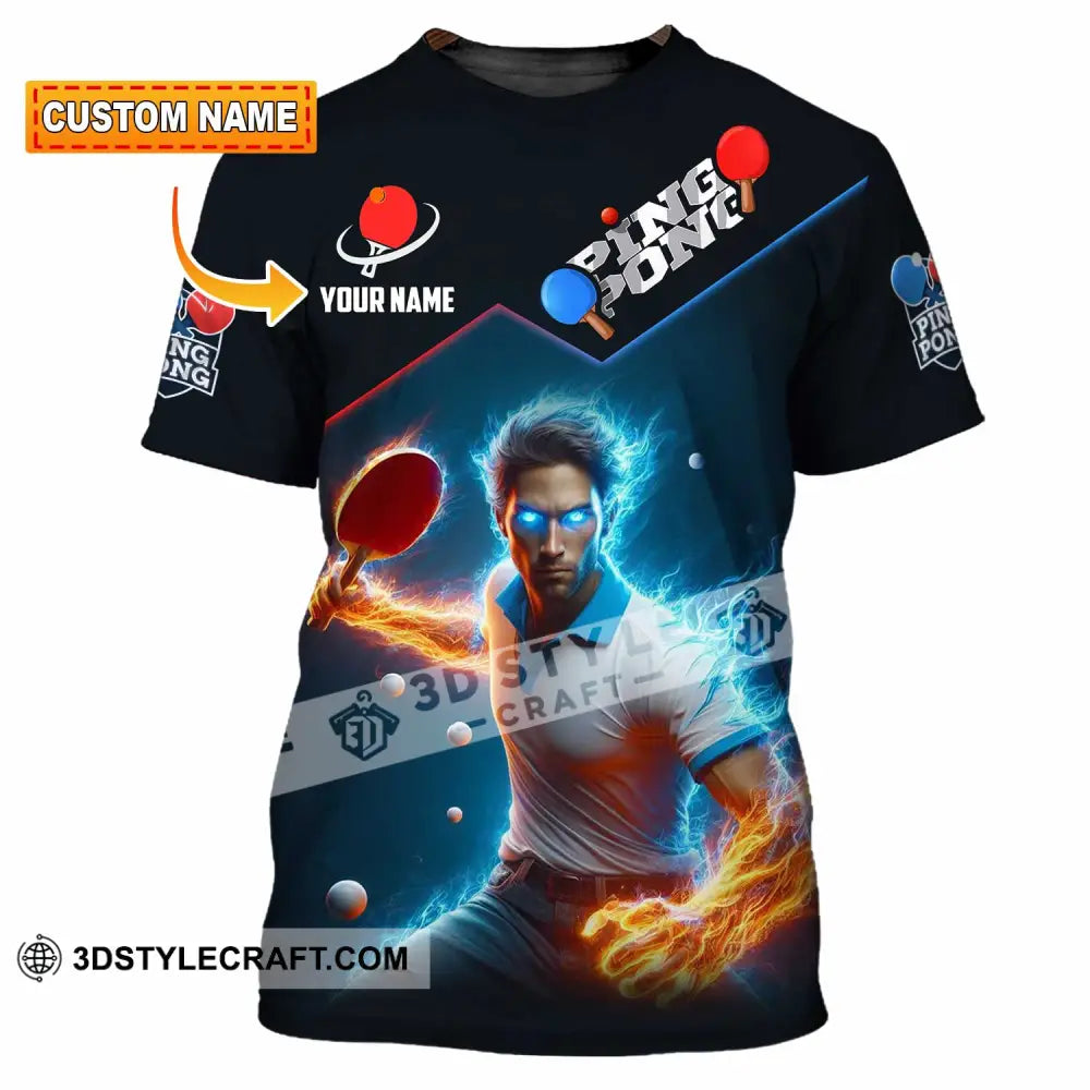 Men Shirt - Custom Ping Pong Lover Shirt T-shirt
