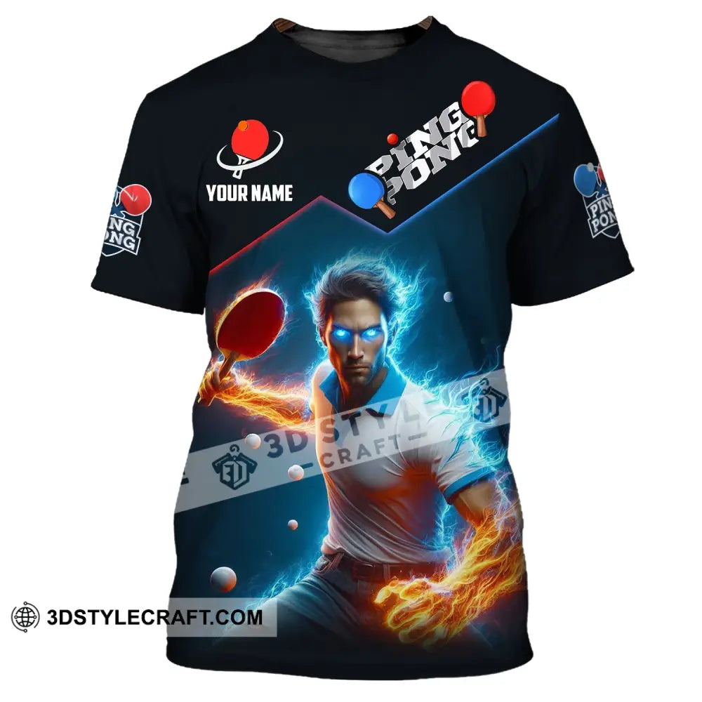 Men Shirt - Custom Ping Pong Lover Shirt T-Shirt / S T-shirt