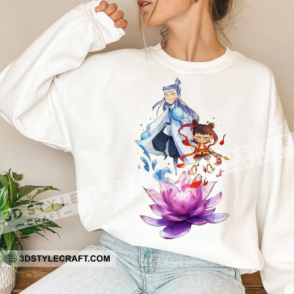 Nezha And Ao Bing Basic Design Hoodie Apparel