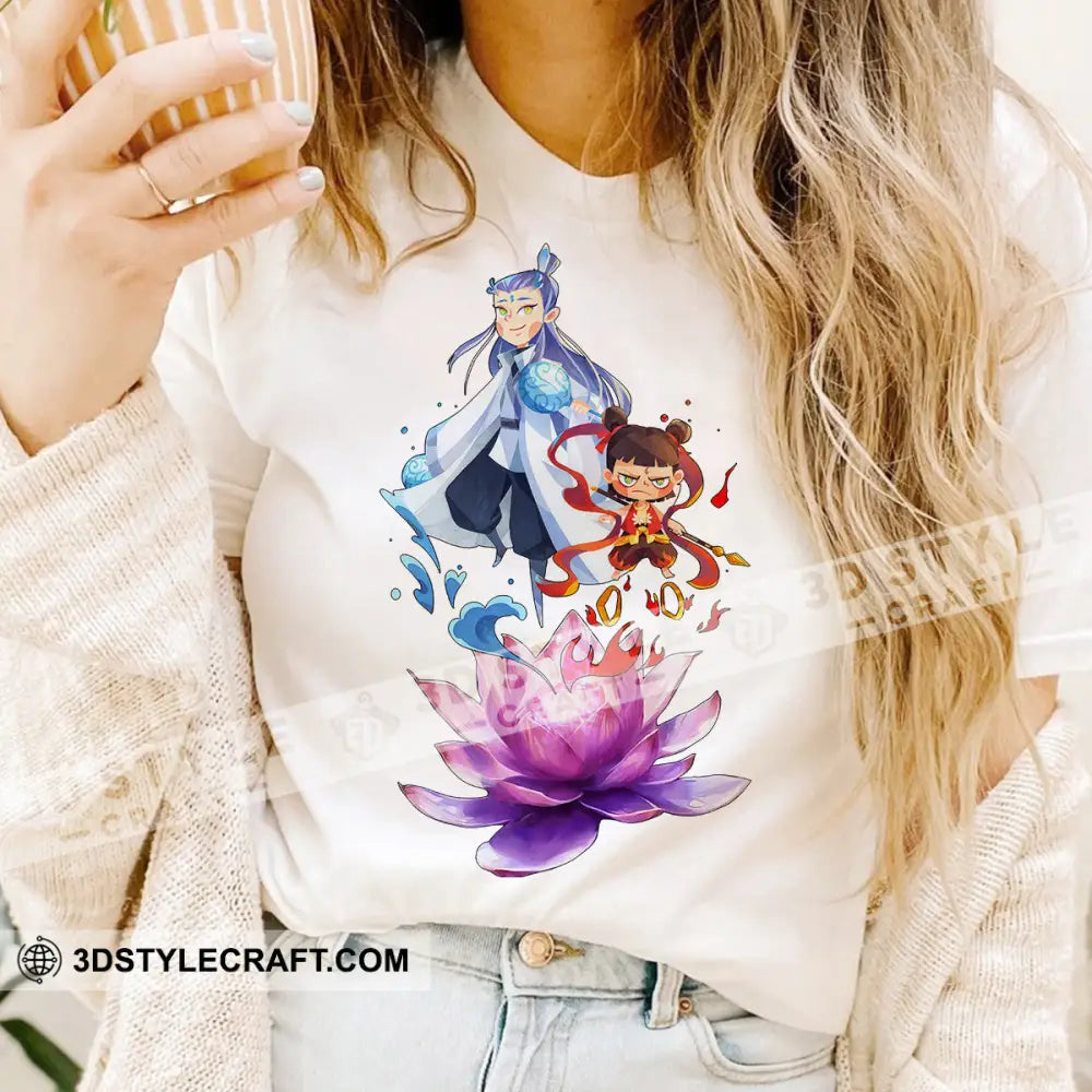 Nezha And Ao Bing Basic Design Hoodie Apparel