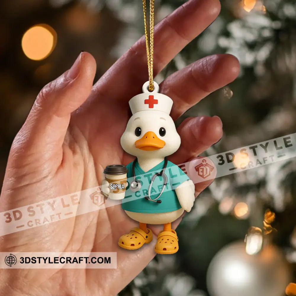 Nurse Home Decor Christmas Ornament Personalized Ornament Ornament