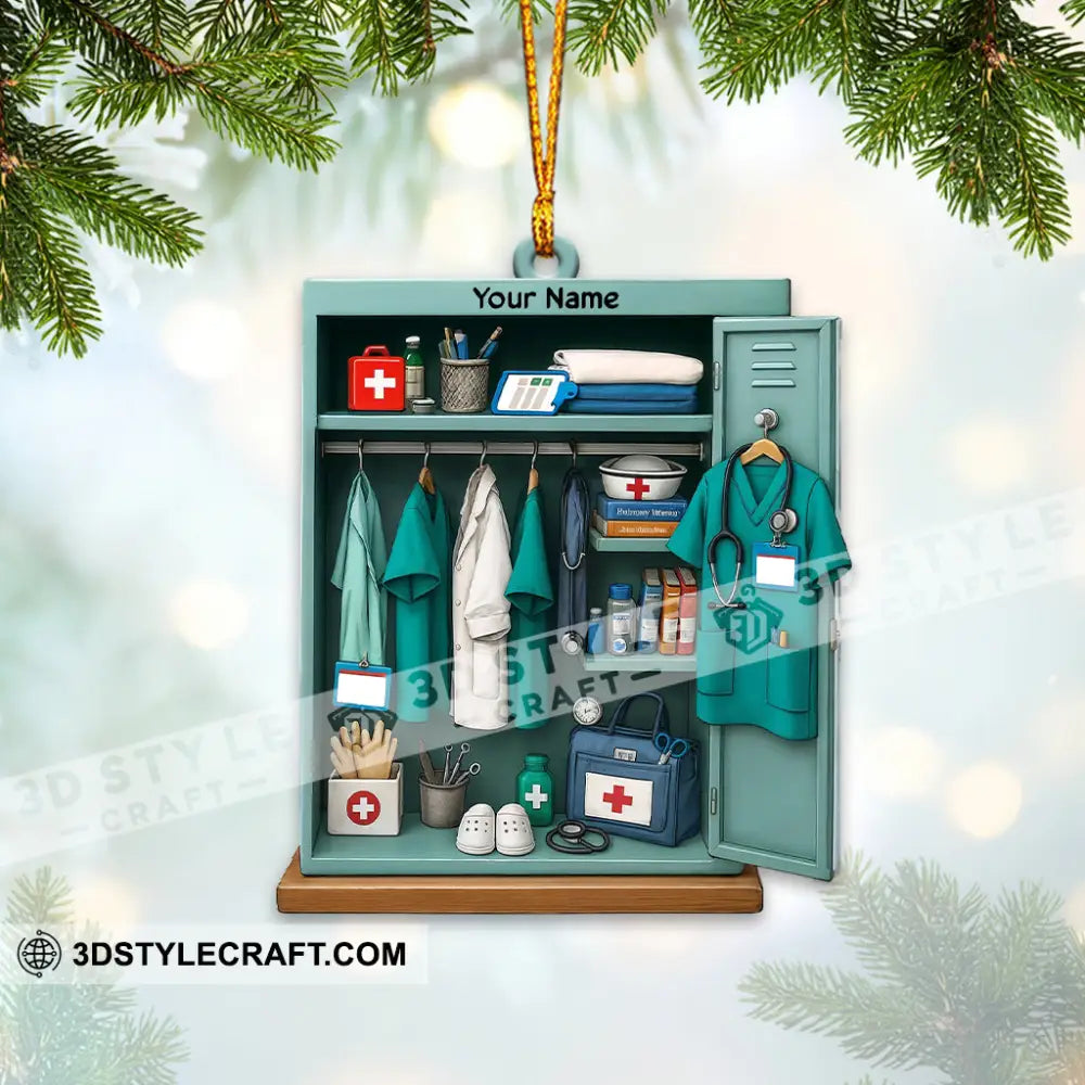 Nurse’s Wardrobe Home Decor Christmas Ornament Personalized Ornament Ornament