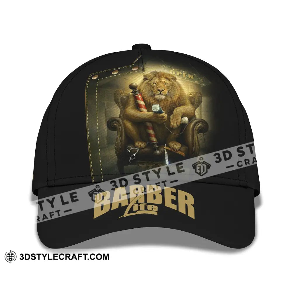 Personalized Cap Customized Barber Life Classic Cap CLASSIC CAP / UNIVERSAL FIT Cap
