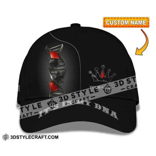 Personalized Cap Customized Classic Cap Poker Lover Cap In My DNA CLASSIC CAP / UNIVERSAL FIT Cap