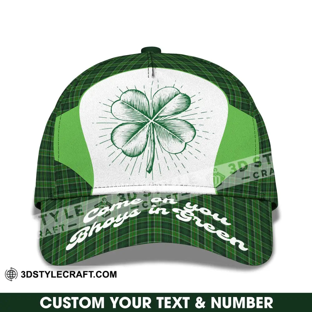 Personalized Cap Customized Come On You Bhoys In Green Classic Cap CLASSIC CAP / UNIVERSAL FIT Cap