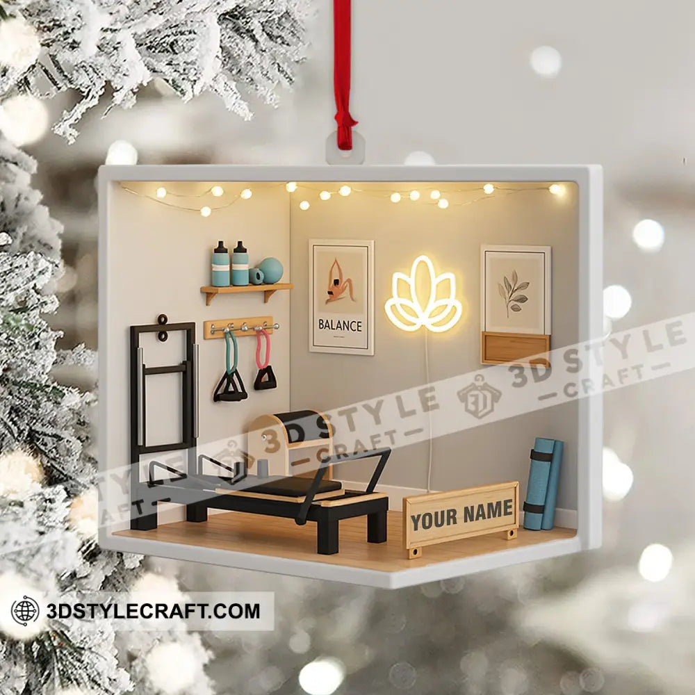 Pilates Corner Home Decor Christmas Ornament Personalized Ornament Ornament