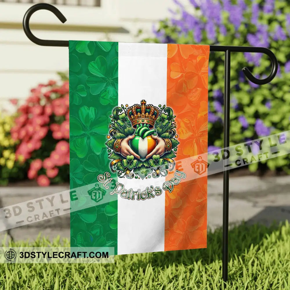 St.Patrick’s Day Flag Customize Garden Flag 12x18 inch / 30x45 Cm / Packing: Only Flag Flag