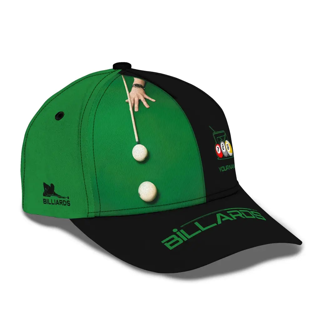 Unisex Cap Personalized Billiard Classic Hat Gift For Lovers T-Shirt