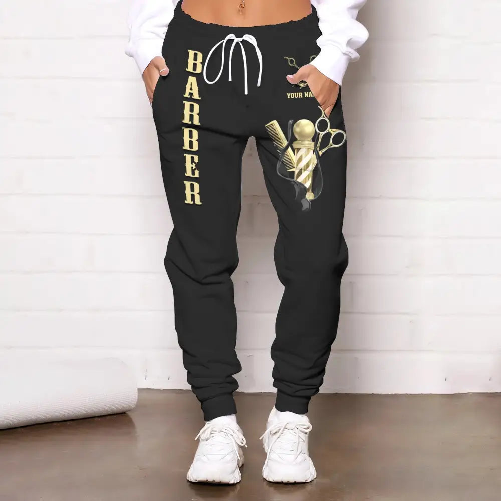 Unisex Clothing Barber Jogger Sportwear Pant For Men And Women Pants