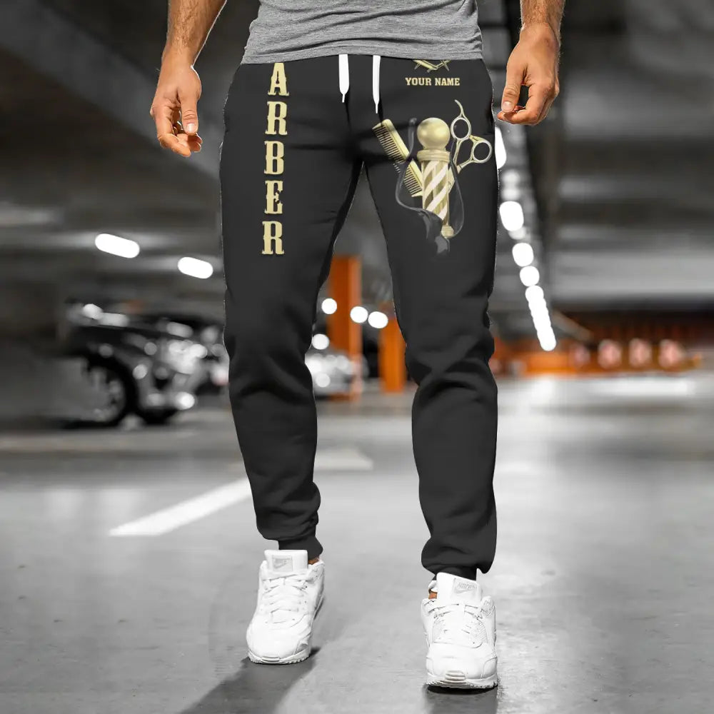 Unisex Clothing Barber Jogger Sportwear Pant For Men And Women Pants