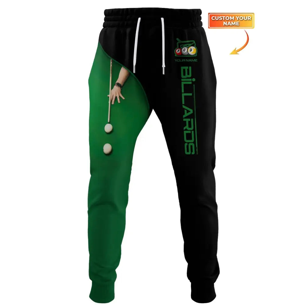 Unisex Clothing Custom Billiard Jogger Pants Gift For Lovers S