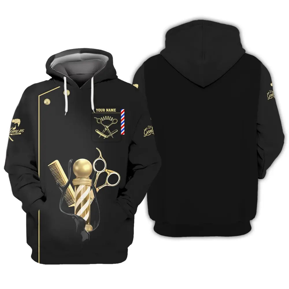 Unisex Shirt Barber For Hairstylists Hoodie / S T-Shirt