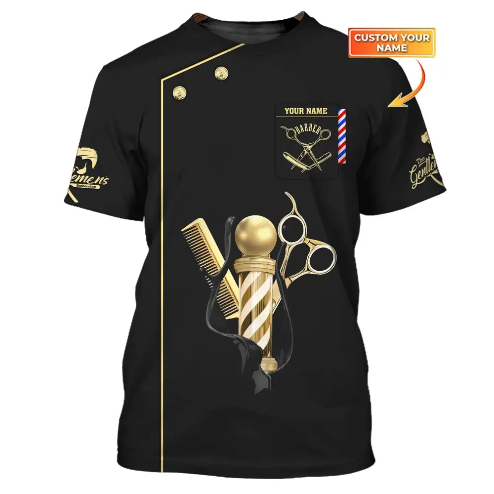 Unisex Shirt Barber For Hairstylists T-Shirt / S