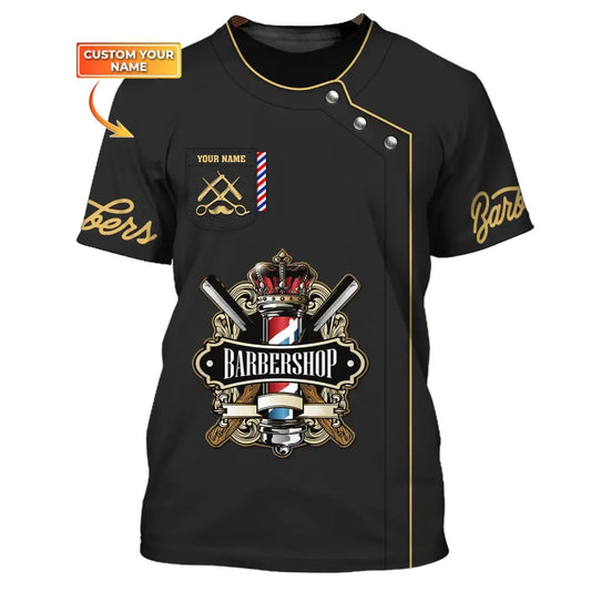 Unisex Shirt Barber For Hairstylists T-Shirt / S