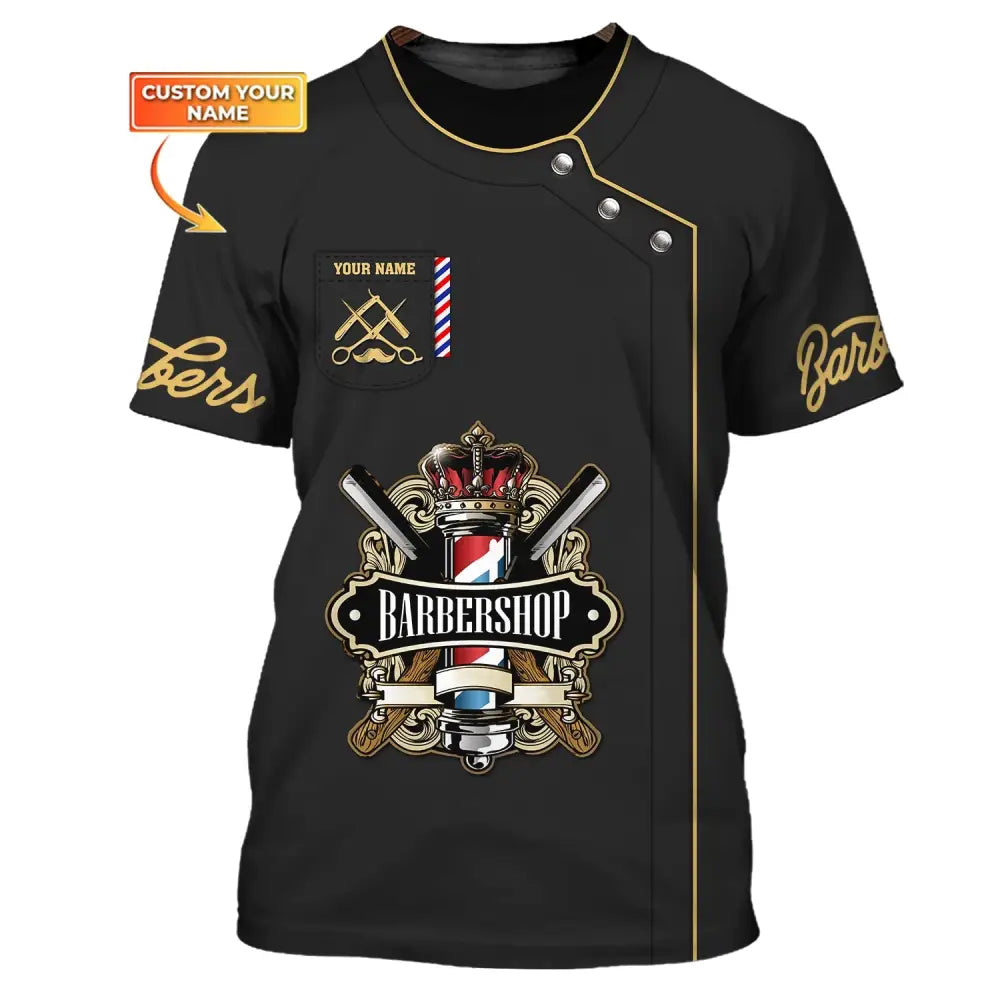 Unisex Shirt Barber For Hairstylists T-Shirt / S