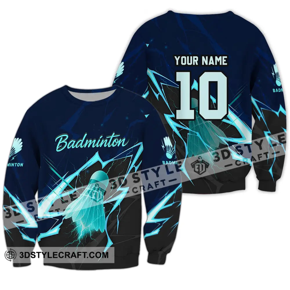 Unisex Shirt - Custom Badminton Shirt Long Sleeve / S T-shirt