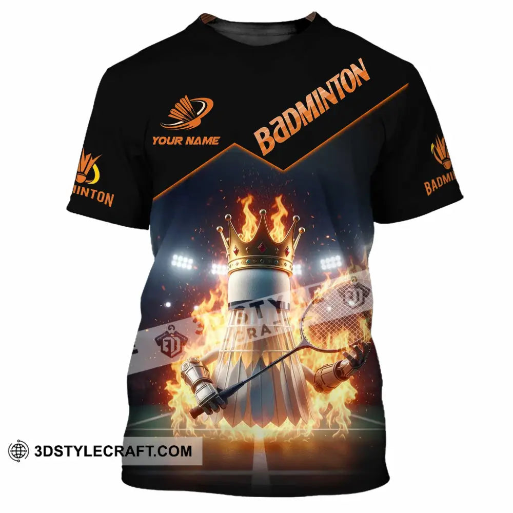 Unisex Shirt - Custom Badminton Sports Shirt T-Shirt / S T-shirt