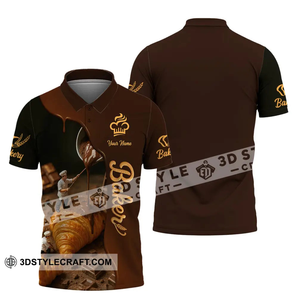 Unisex Shirt - Custom Baker Shirt Polo Shirt / S T-shirt