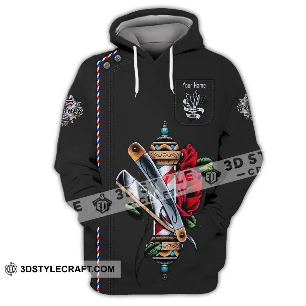 Unisex Shirt Custom Barber Shirt Hoodie / S T shirt