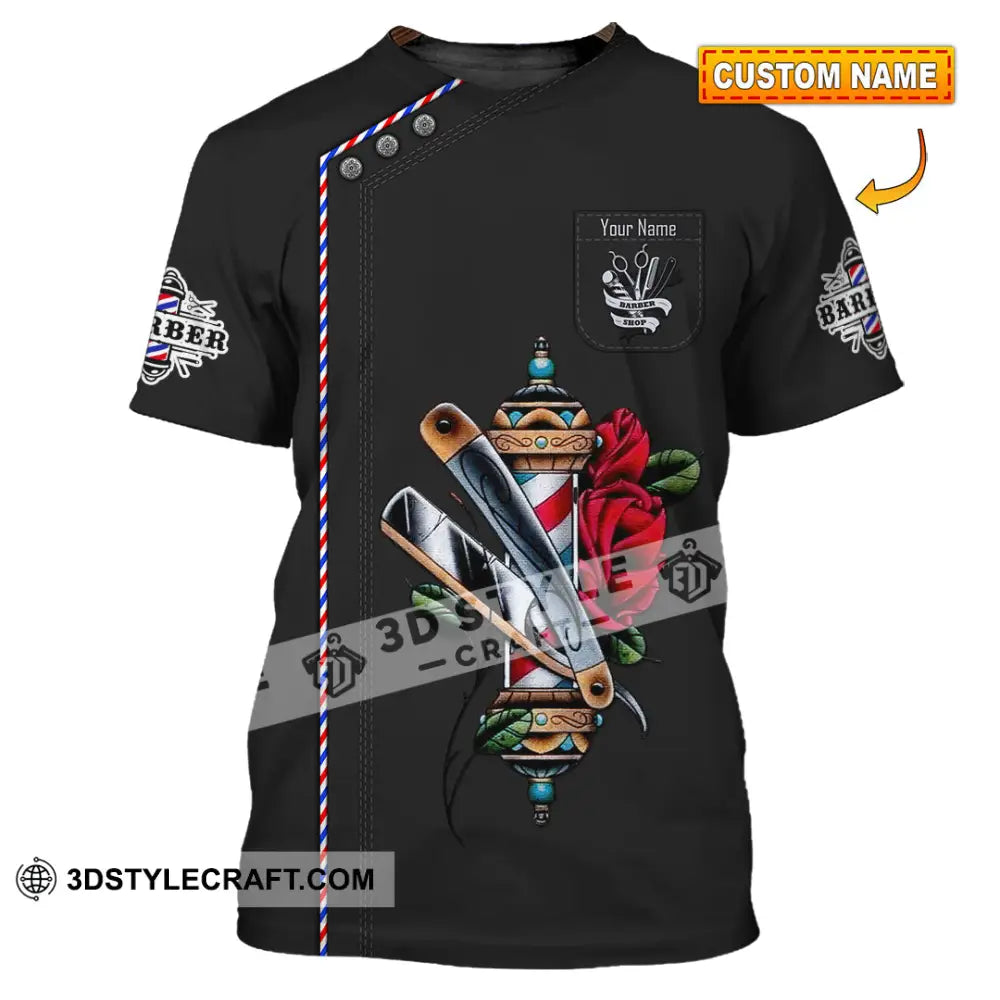 Unisex Shirt Custom Barber Shirt T shirt