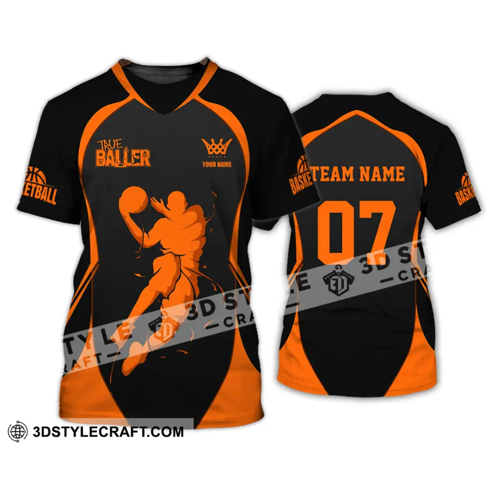 Unisex Shirt - Custom Basketball The Baller Shirt T-Shirt / S T-shirt