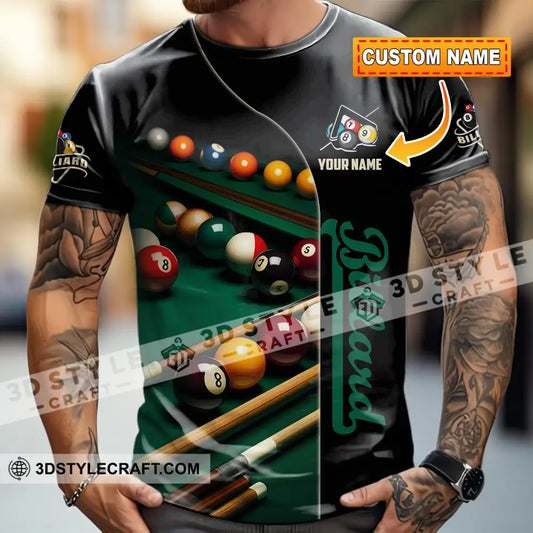Unisex Shirt - Custom Billiard Lover Shirt T-shirt