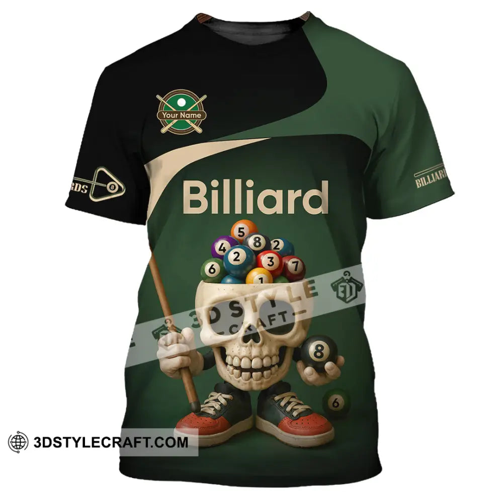 Unisex Shirt - Custom Billiard Shirt T-Shirt / S T-shirt