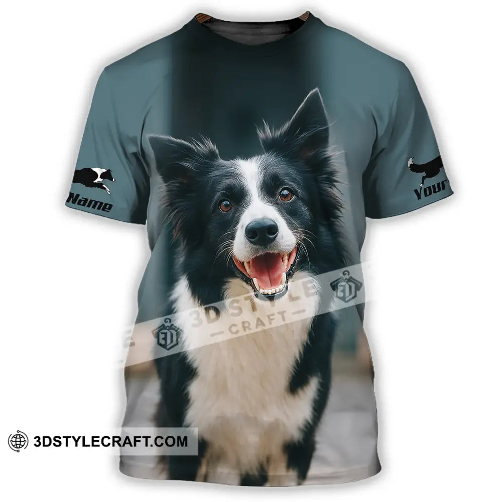 Unisex Shirt - Custom Border Collie Shirt T-Shirt / S T-shirt