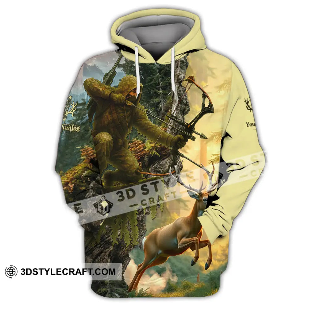 Unisex Shirt - Custom Bow Hunting Shirt Hoodie / S T-shirt